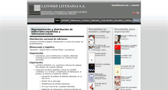 Desktop Screenshot of latorreliteraria.com